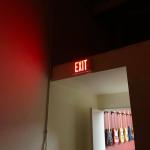 Leo’s Lounge now has two backlit EXIT signs