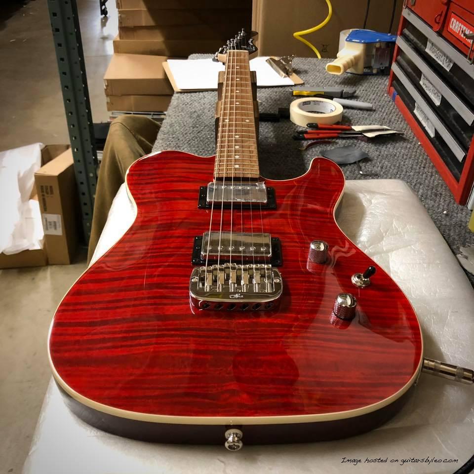 Tribute Series ASAT Deluxe in Trans Red