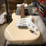 Tribute Series Comanche in Olympic White over mahogany
