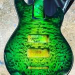Custom Shop L•2500 in Dragon Burst over 3A Quilted Maple with a Swamp Ash body1