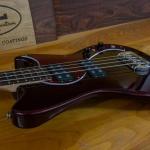 Custom Shop Fallout 2 Short Scale bass in Ruby Red Metallic over Alder-11