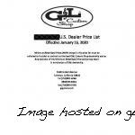 G&L CUSTOM SHOP US PRICELIST-REDACTED JANUARY 16, 2020