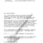 1987 Dealer Solicitation Letter