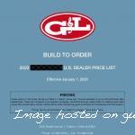 2023 G&L Build To Order US Price List-REDACTED
