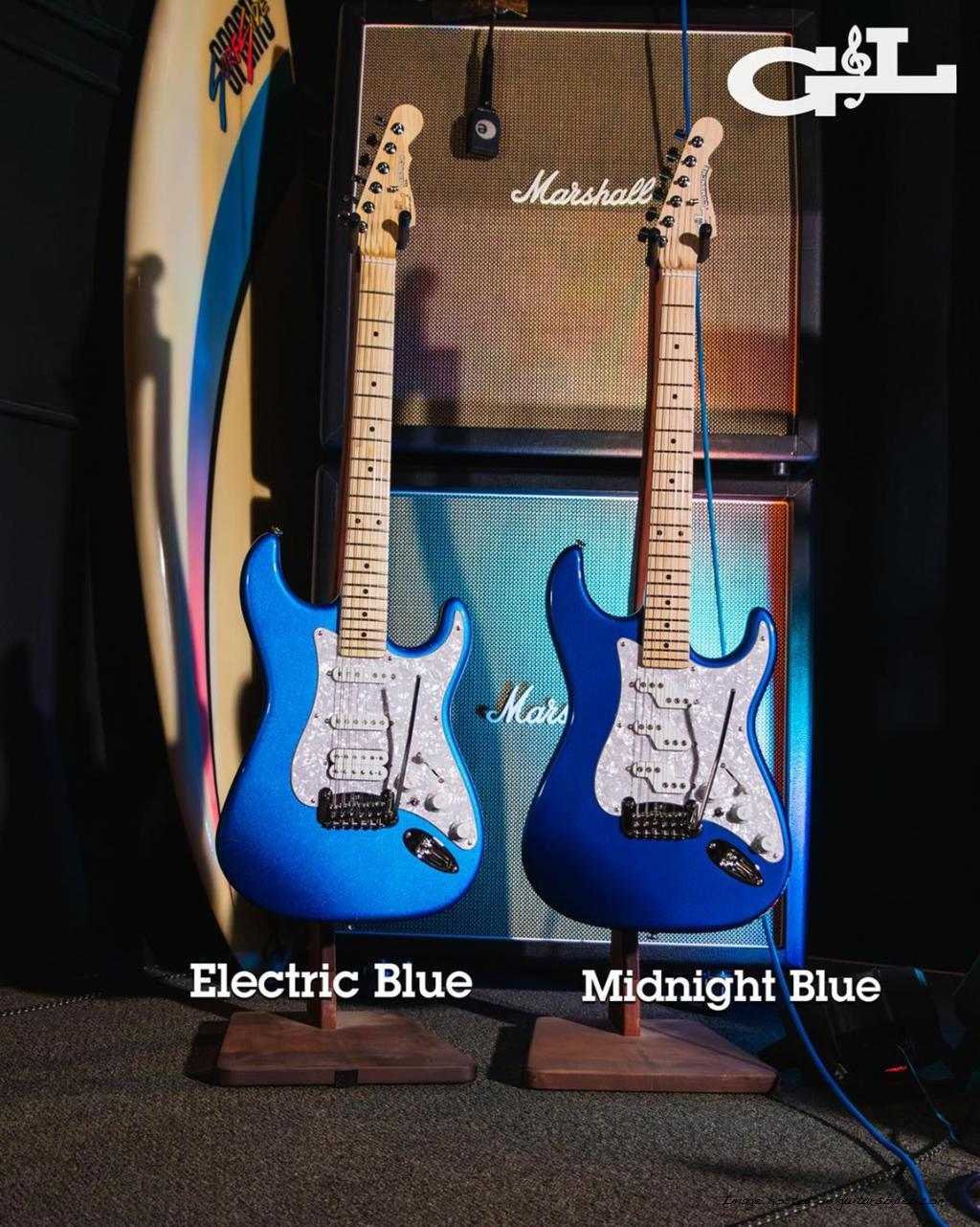 Electric Blue and Midnight Blue are back