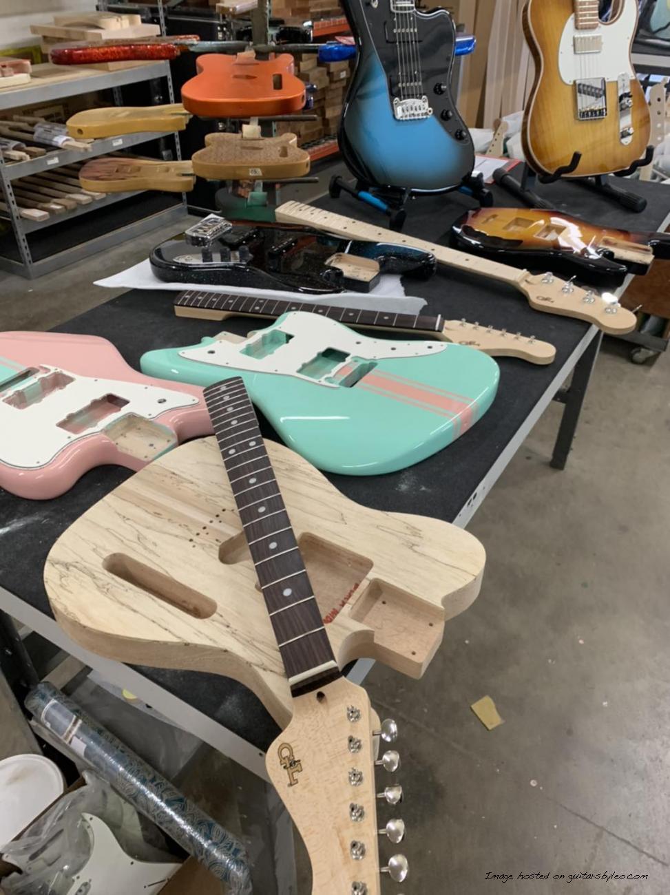 Instruments on display in the build room-4