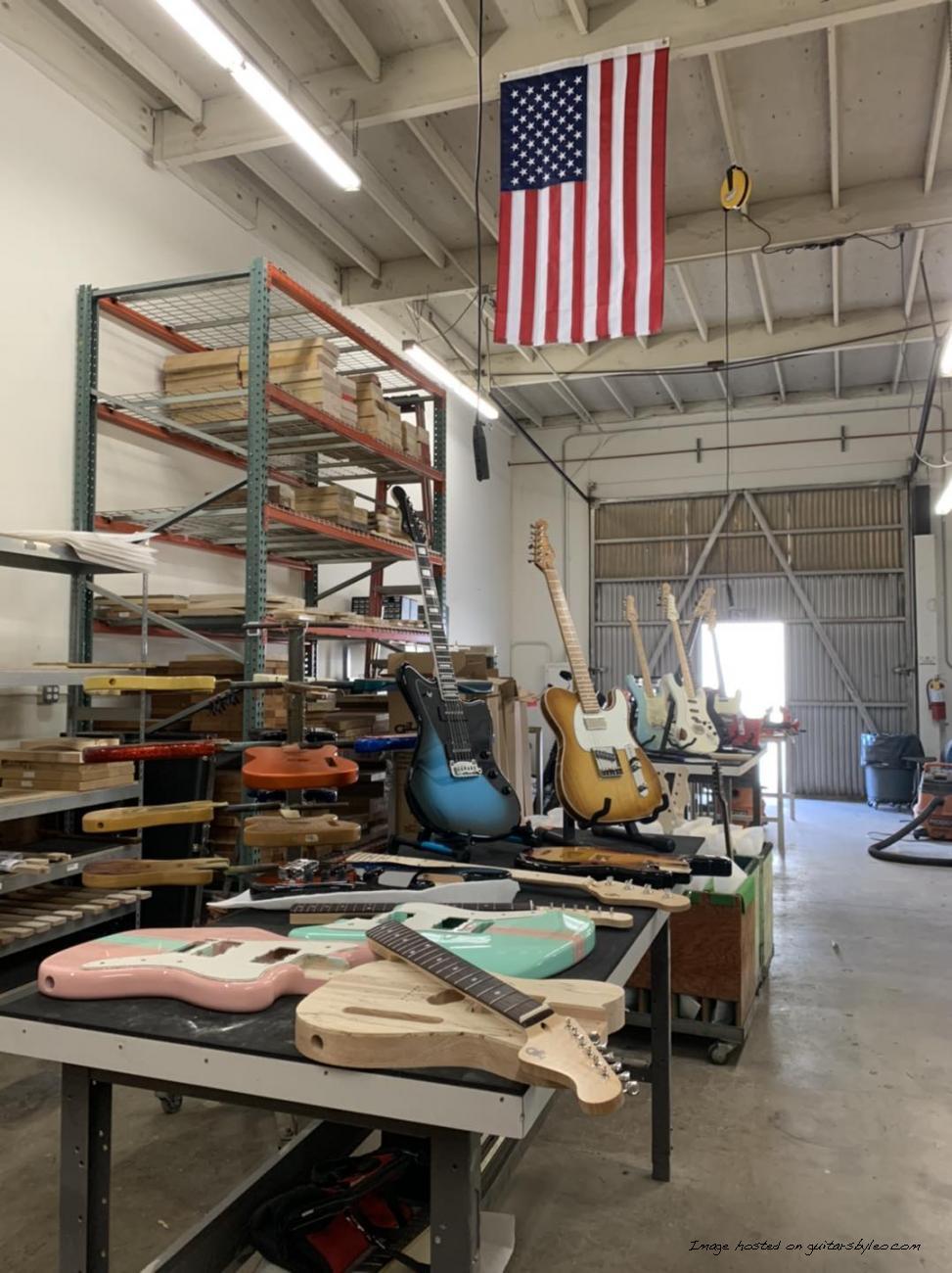 Instruments on display in the build room-10