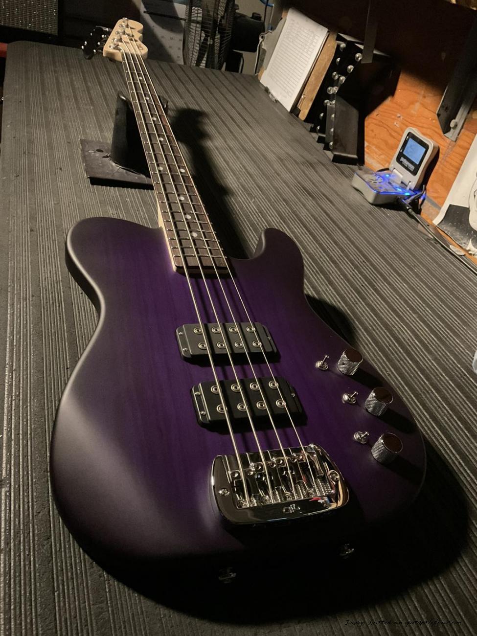 ASAT Bass in Purple Burst Frost