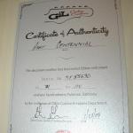 G&L C.L.F. Centennial Silver Certificate of Authenticity