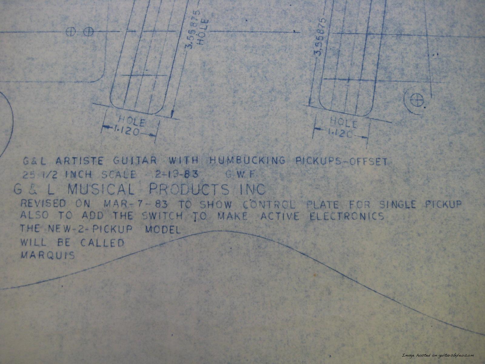 Closeup of the blueprint description. (photo by Dean Coy)