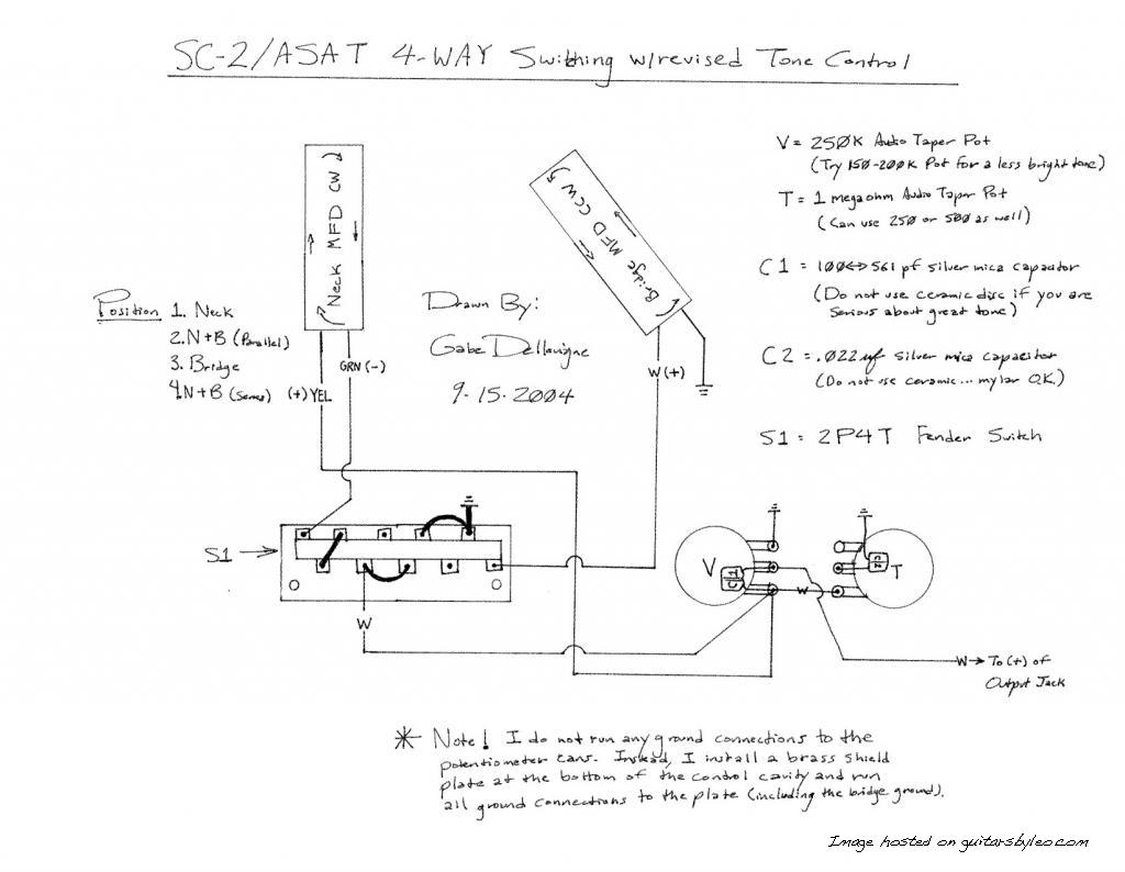 Revised Tone Control Wiring Diagram