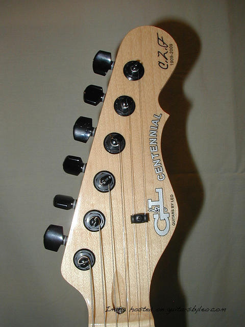 G L C L F Centennial headstock front