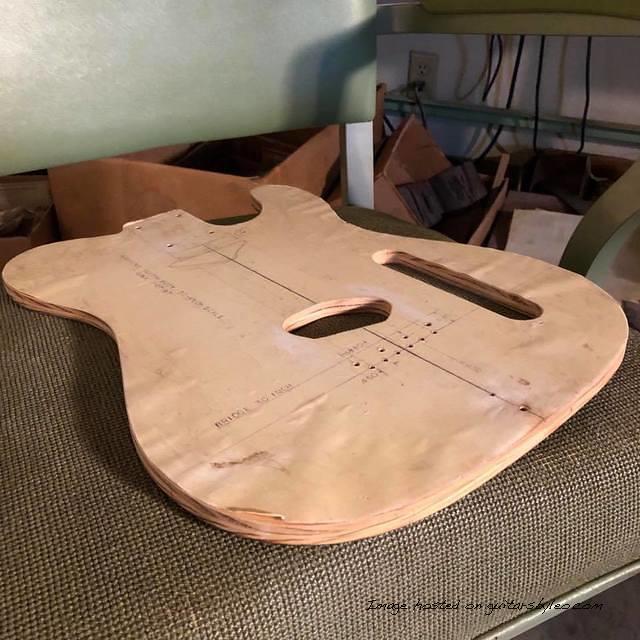 George s 1997 baritone guitar body template-2
