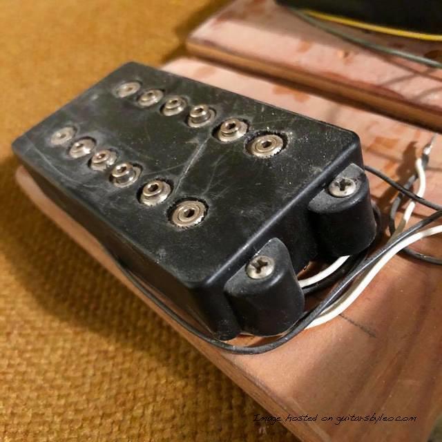 Leo s prototype MFD humbuckers constructed under Stingray guitar covers-2