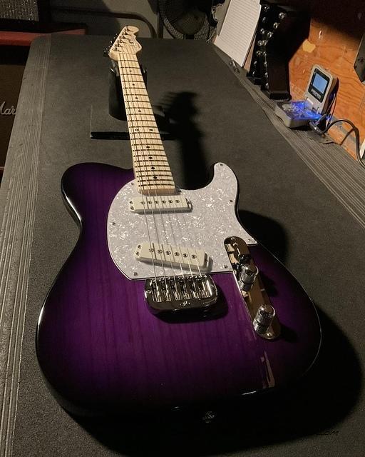 Fullerton Deluxe ASAT Special in Purple Burst over swamp ash for Sweetwater