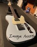 BTO ASAT Classic Bluesboy in Sonic Blue Frost over okoume