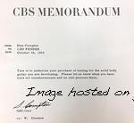 CBS approval of tooling costs