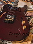 Custom Shop ASAT Classic Semi-Hollow in Ruby Red Metallic-2