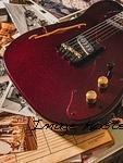 Custom Shop ASAT Classic Semi-Hollow in Ruby Red Metallic-3