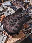 G&L Custom Shop Comanche RMC in Charcoal Burst over quilted maple on roasted alder-2