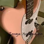 G amp L Custom Shop Espada in Shell Pink Nitro-5