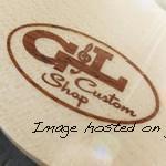 G amp L Custom Shop Logo inlay