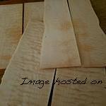 Good day to glue up some Quilted Maple tops