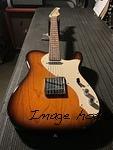 Limited Run ASAT Classic Alnico Semi-Hollow in Autumn Burst over swamp ash