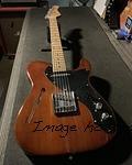 Limited edition small-batch ASAT Classic in Mocha over chambered swamp ash